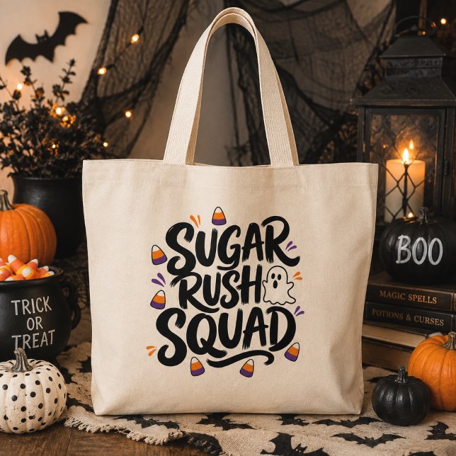 Sugar Rush Squad Halloween-Korn Jumbo Stoffbeutel (Von Creator hochgeladen)