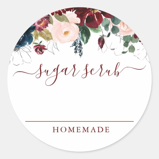 Sugar Scrub Étiquette (Devant)