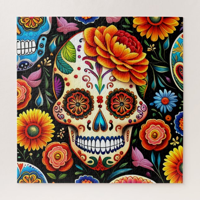 Sugar Skull Art (Vertikal)