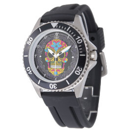 Sugar Skull Art - Der Geist Mexikos Armbanduhr