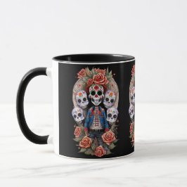 Sugar Skull Art - Der Stehende Mensch Tasse