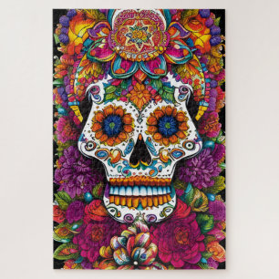 Sugar Skull Art - Fiesta of Colors