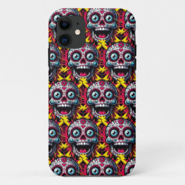 Sugar Skull Art - Gefühl Electric Day of the Dead Case-Mate iPhone Hülle