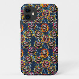 Sugar Skull Art - Tag des Toten Blitzes Case-Mate iPhone Hülle