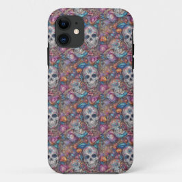 Sugar Skull Art - Tag des Toten Wirbels Case-Mate iPhone Hülle