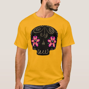 Sugar Skull Calaverita Tag der Toten T-Shirt