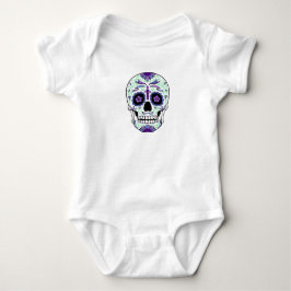 Sugar Skull Day of the Dead Día de Muertos Baby Strampler