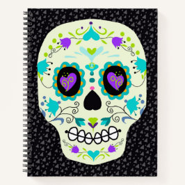 Sugar Skull  Day of the Dead Notebook Notizbuch