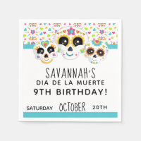 Sugar Skull Dia de La Muerte Halloween Geburtstag