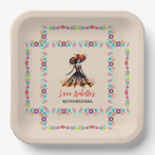 Sugar Skull Dia de los Muertos Day of the Dead Pappteller