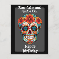Sugar Skull Geburtstaggreeting