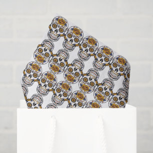 Sugar Skull Halloween Seidenpapier