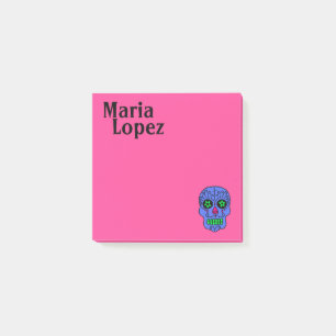 Sugar Skull Post-it Klebezettel