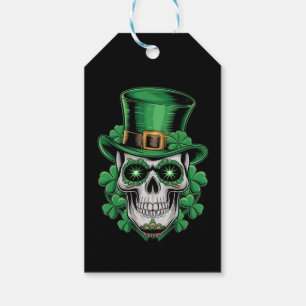 Sugar Skull St Patrick Day Lucky Kleeblatt Geschenkanhänger