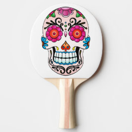 Sugar Skull - Tattoo Art Tischtennis Schläger