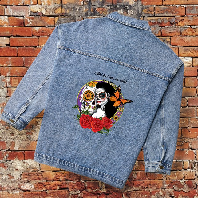 Sugar Skulls Art Nouveau Jeansjacke (Von Creator hochgeladen)