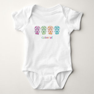 sugar skulls baby strampler