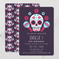 Sugar Skulls Day of the Dead Birthday Party