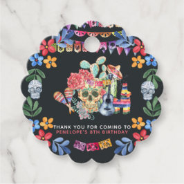 Sugar Skulls Day of the Dead Theme Vielen Dank Geschenkanhänger