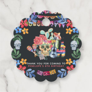 Sugar Skulls Day of the Dead Theme Vielen Dank Geschenkanhänger