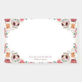 Sugar Skulls Día de los Muertos Theme Post-it Klebezettel