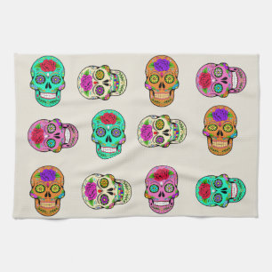 Sugar Skulls Küchentücher