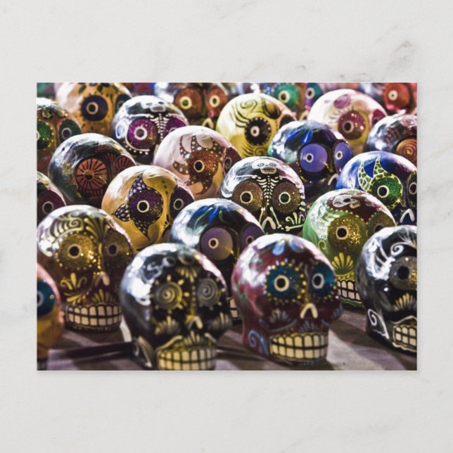 Sugar Skulls Postcard Postkarte (Vorderseite)