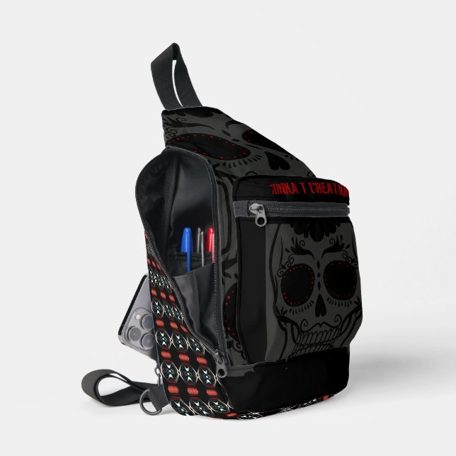 Sugar Skully Crossbody Bag (Offen)