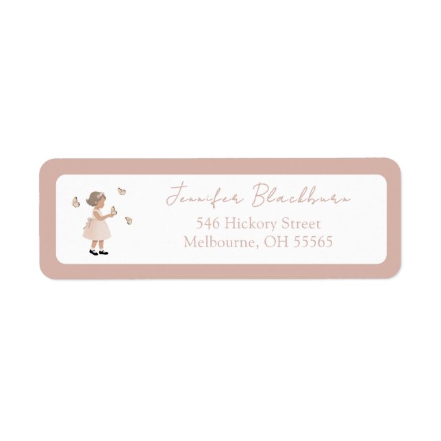 Sugar, Spice & Everything Nice address label (Vorne)