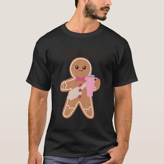 Sugar Spice Gingerbread Stanley Tumbler Boojee Chr T-Shirt (Vorderseite)