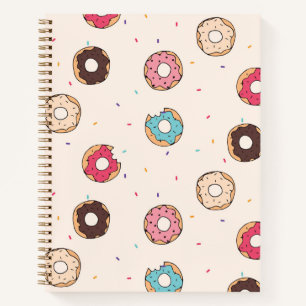 Sugar Sweet Donut Muster Notizbuch