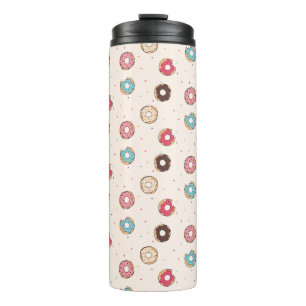 Sugar Sweet Donut Muster Thermosbecher