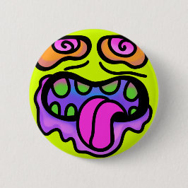 Sugar Zombie Pop Art Button