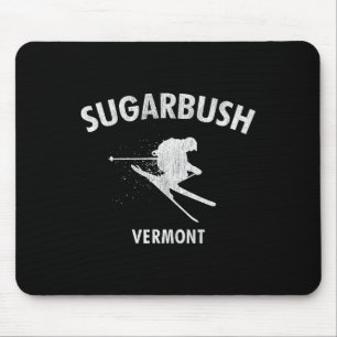 Sugarbush Skate Tee Vermont Ski Mousepad