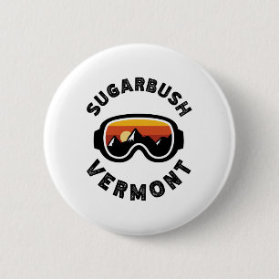 Sugarbush Skifahren Ski Snowboarden in Vermont Button