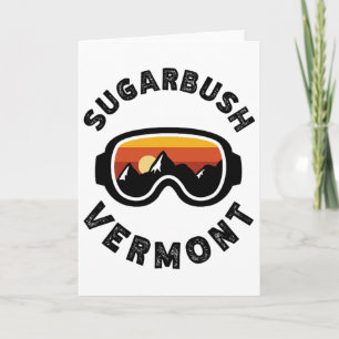 Sugarbush Skifahren Ski Snowboarden in Vermont  Karte