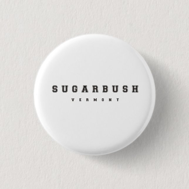Sugarbush Vermont Button (Vorderseite)