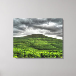 Sugarloaf Berg im Wales-Leinwand-Druck Leinwanddruck