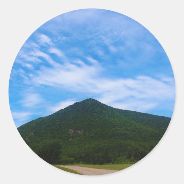 Sugarloaf Berg Runder Aufkleber (Vorderseite)
