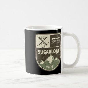 Sugarloaf Maine Skifahren Vintage Kaffeetasse