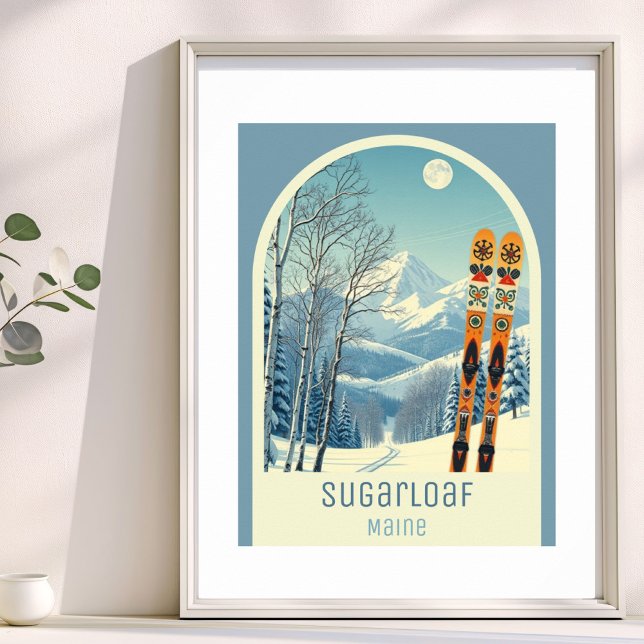 Sugarloaf Maine Skigebiet Poster (Von Creator hochgeladen)
