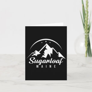 Sugarloaf Maine Skigebiet Snowboarden Karte