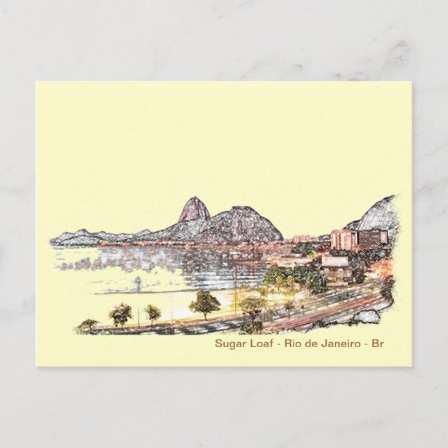 SugarLoaf Rio Postkarte (Vorderseite)