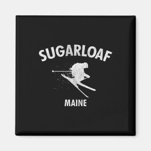 Sugarloaf Ski Maine T-Shirt Magnet