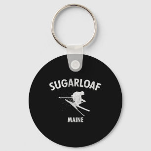 Sugarloaf Ski Maine T-Shirt Schlüsselanhänger