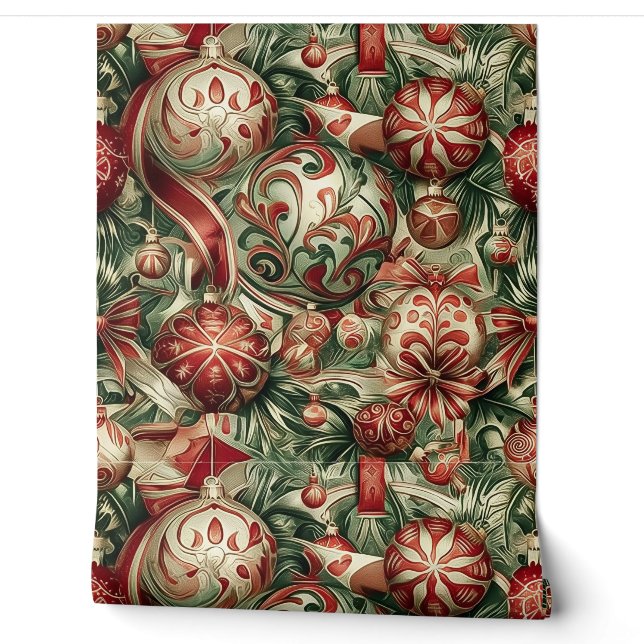 Sugarplum Sparkle Christmas Tapete (Abrollen)