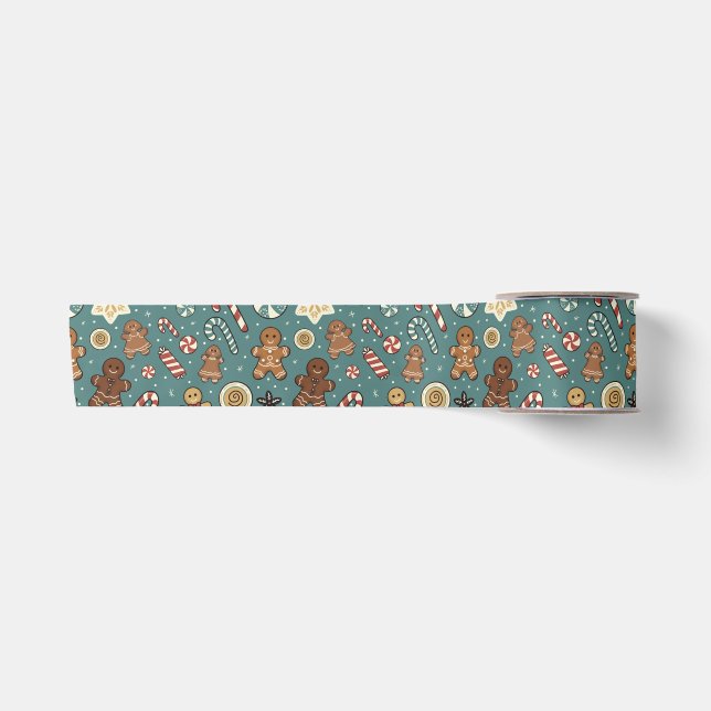 Sugarplum Swirls Satinband (Vorderseite)