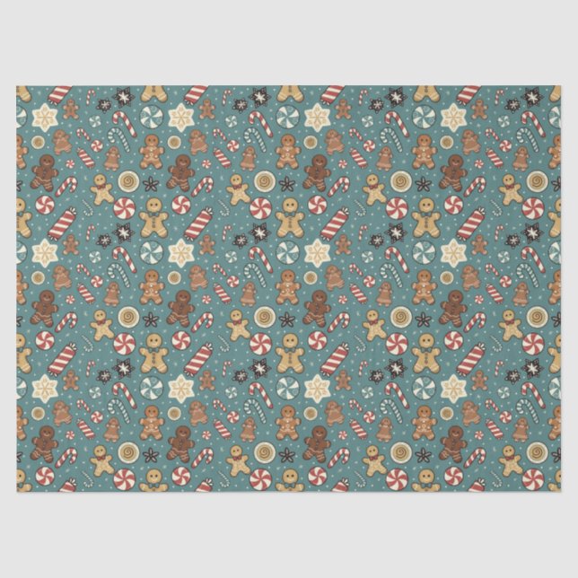 Sugarplum Swirls Seidenpapier (Vorderseite)