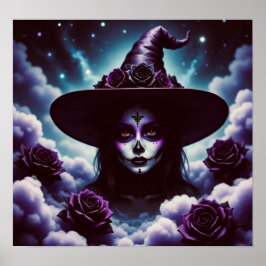 SugarSkullWitch Poster