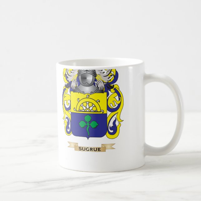 Sugrue Wappen (Familienwappen) Kaffeetasse (Rechts)